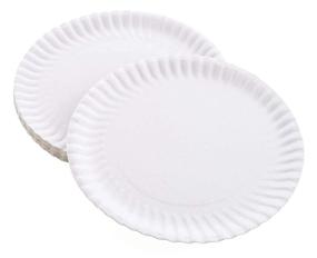 img 4 attached to 🍽️ Concession Essentials Uncoated 9 Inch Paper Plate with Two Bonus Cotton Masks - Pack of 500 Paper Plates