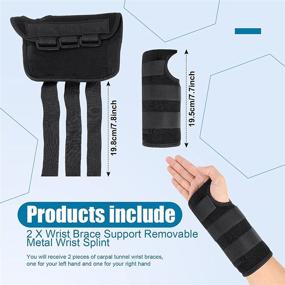 img 3 attached to 🏋️ SATINIOR FlexiFit Tendon Support with Adjustable Compression