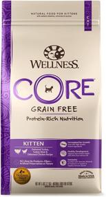 img 4 attached to 🐱 Корм для котят Wellness CORE без зерна: индейка, индейка и курица - здоровый, с высоким содержанием белка, произведен в США