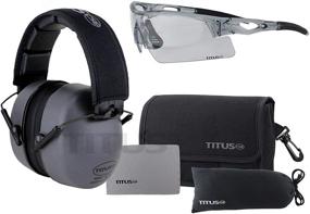 img 4 attached to TITUS Decibel Safety Earmuffs Glasses