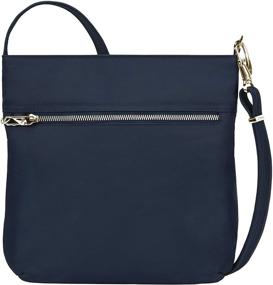 img 4 attached to Travelon Women's Anti-Theft Tailored N/S Slim Bag Review: Stylish & Secure Sapphire Shoulder Bag!