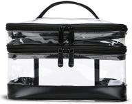 👜 kipbelif clear cosmetic bag organizer - large multifunctional waterproof portable travel makeup bag logo