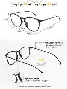 img 3 attached to 💙 Latest Livho Blue Light Blocking Computer Glasses: Ultimate Protection Against Eyestrain for Women and Men