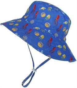 img 1 attached to ESTAMICO Girls Bucket Protection Toddler Boys' Accessories: Premium Hats & Caps for Enhanced Sun Safety