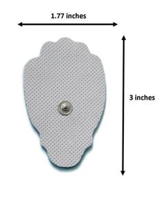 img 2 attached to 💪 Premium Reusable Electrode Pads for Medical Use