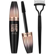 👀 get wow-worthy lashes with 4d silk fiber waterproof mascara - black, volume & length! includes eyelash comb set - perfect for lengthening, volumizing & long-lasting makeup logo