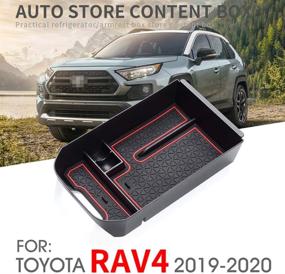 img 2 attached to 📦 Улучшите хранение вашего Toyota RAV4 с аксессуарами Salusy 2020 2021! Найдите идеальный органайзер для хранения в центральной консоли для моделей Toyota RAV4 2019-2021