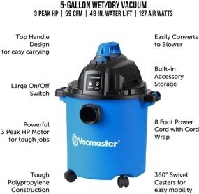 img 3 attached to Powerful Suction and Versatility: Vacmaster Gallon Peak Vacuum VJC507P