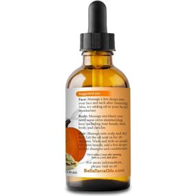 img 2 attached to Premium 4oz Cold-Pressed Pumpkin Seed Oil: Unrefined, Organic, 100% Pure | Anti-Aging, Hexane-Free | Fights Wrinkles, Softens Hair | Natural Moisturizer for Hair, Face, Body, Nails, Beard, Stretch Marks