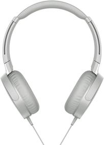 img 3 attached to 🎧 Наушники Sony XB550AP Extra Bass для использования над головой/с микрофоном для звонков - белый (MDRXB550AP/W)