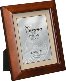 img 4 attached to 🖼️ Enhance Your Memories with the Lawrence Frames Estero Collection, Chestnut Wood 4 by 5 Picture Frame