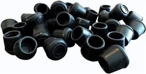 img 4 attached to 🪑 Shepherd Hardware 8620E Leg Tips: 40 Pack of 3/4-Inch Rubber Chair Leg Caps in Black