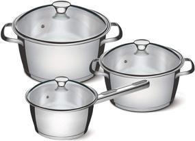 img 4 attached to Tramontina Cookware Set Stainless Steel Kitchen & Dining