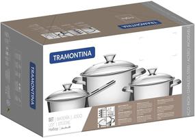 img 3 attached to Tramontina Cookware Set Stainless Steel Kitchen & Dining
