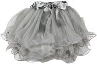 👗 stylish and versatile gray petal skirt for kids: petitebella nb-8y logo