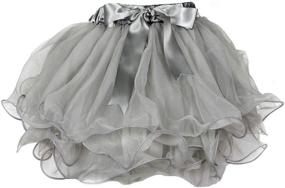 img 1 attached to 👗 Stylish and Versatile Gray Petal Skirt for Kids: Petitebella NB-8y