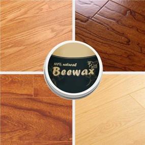 img 1 attached to 🪵 Multipurpose Beeswax Wood Wax for Furniture, Floors, Tables, Chairs, Cabinets - Natural Wood Seasoning Beewax Traditional Polish (1 Pack)