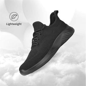 img 3 attached to Footfox Sneakers Lightweight Breathable Athletic Men's Shoes for Athletic