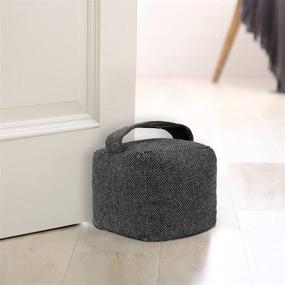 img 4 attached to 🐾 Animal Decorative Doorstoppers - Heavy Bedroom, Living Room, Exterior Door Stopper and Wall Protector