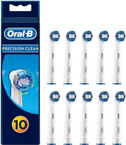 img 4 attached to Набор из 8 насадок для зубных щеток Precision Clean EB 20 с бонусом - 2 шт. бесплатно