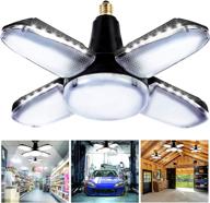 🔦 jior garage lights: high-powered 150w led lighting for ultimate garage illumination - 13600 lumens, daylight, adjustable ceiling fixtures - perfect for your warehouse, workshop, or barn logo