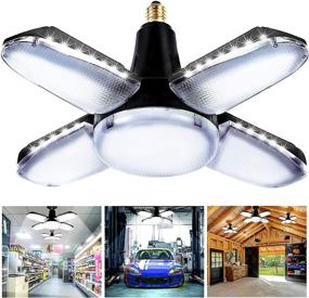 img 4 attached to 🔦 Jior Garage Lights: High-Powered 150W LED Lighting for Ultimate Garage Illumination - 13600 Lumens, Daylight, Adjustable Ceiling Fixtures - Perfect for Your Warehouse, Workshop, or Barn