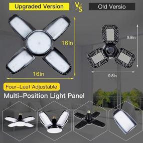 img 3 attached to 🔦 Jior Garage Lights: High-Powered 150W LED Lighting for Ultimate Garage Illumination - 13600 Lumens, Daylight, Adjustable Ceiling Fixtures - Perfect for Your Warehouse, Workshop, or Barn
