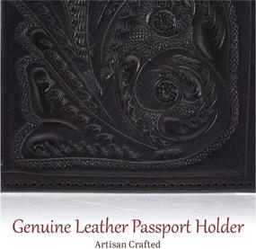 img 3 attached to 👜 Винтажные дизайнерские женские сумки и кошельки Passport - ручная работа мастера для вечного стиля