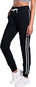 img 4 attached to PULI Drawstring Athletic Leggings Sweatpants
