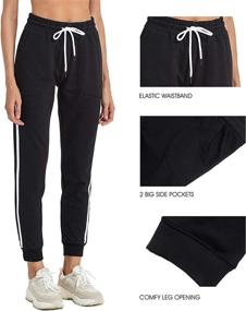 img 1 attached to PULI Drawstring Athletic Leggings Sweatpants