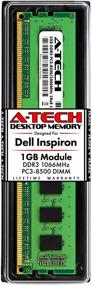 img 4 attached to 💾 A-Tech 1GB RAM Upgrade Module for Dell Inspiron 560/560s/570, DDR3 1066MHz DIMM PC3-8500 - Non-ECC UDIMM - Desktop Memory Upgrade