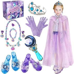 img 4 attached to Princess Jewelry Birthday Christmas Supplies: Everything You Need to Make Her Special Day Sparkle!