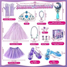 img 3 attached to Princess Jewelry Birthday Christmas Supplies: Everything You Need to Make Her Special Day Sparkle!