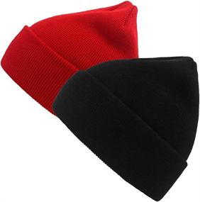 img 1 attached to 🧢 MaxNova Slouchy Beanie Cap: Stylish Knit Hat for Men and Women