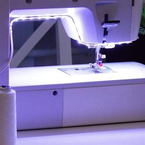 img 2 attached to 🧵 Enhance Your Sewing Experience with the Sewing Machine Light - Powerful LED Strip, Dimmable Touch Switch, USB Powered, Adhesive Tape, and Clips - A Must-Have Sewing Accessory!