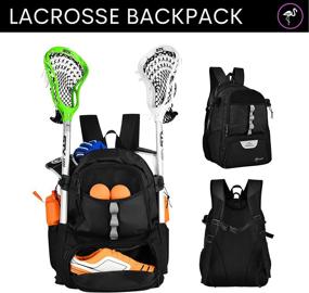 img 2 attached to ERANT Lacrosse Bag Backpack: The Ultimate Carry-All Solution for Lacrosse and Field Hockey Enthusiasts - Stick Holder, Durability, and Style Combined!