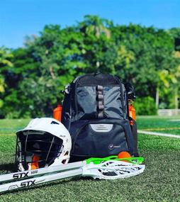 img 1 attached to ERANT Lacrosse Bag Backpack: The Ultimate Carry-All Solution for Lacrosse and Field Hockey Enthusiasts - Stick Holder, Durability, and Style Combined!