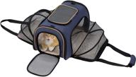 🐾 iokheira airline approved pet carrier: expandable soft-sided travel solution for cats, dogs & small animals - car & bike travel carrier backpack logo