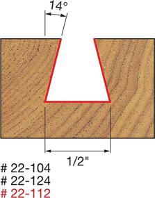 img 3 attached to 🔧 Freud Dia Dovetail Shank 22 124: Optimal Precision for Dovetail Joints