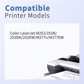 img 1 attached to 🖨️ myCartridge SUPRINT HP 201X 201A CF400X Compatible Toner Cartridge 4-Pack for Color Laserjet Pro MFP M277dw M252dw