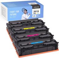 🖨️ mycartridge suprint hp 201x 201a cf400x compatible toner cartridge 4-pack for color laserjet pro mfp m277dw m252dw logo