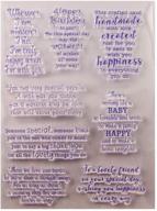 emotion-filled birthday hug clear stamps for cardmaking, scrapbooking, and craft decorations - sentimental rubber stamps logo