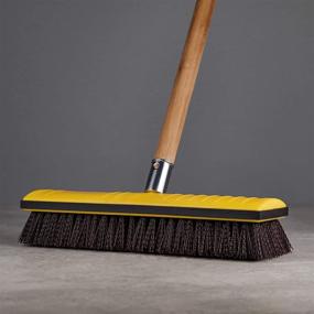 img 1 attached to 🧹 Amazon Basics 12-Inch Deck Brush with Soft Bumper: Enhanced Cleaning Tool for Decks and Patios