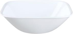 img 1 attached to 🍚 Corelle White Square Cereal Bowl - 16 oz