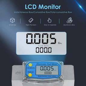 img 3 attached to CGOLDENWALL Turbine Flow Meter LCD Digital Display Flowmeter With 1" Technology - Accurate Flow Measurement Solution
