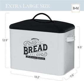 img 3 attached to Extra Large White Bread Black