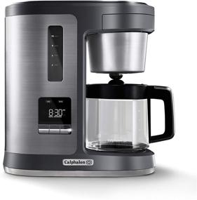 img 4 attached to ☕ Calphalon BVCLDCG1 Perfect-Brew 10-Cup Coffee Maker: Dark Stainless Steel Excellence