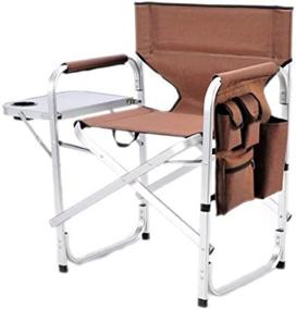 img 3 attached to Optimized Search: Stylish Full Back Folding Director's Chair for Camping