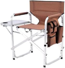 img 4 attached to Optimized Search: Stylish Full Back Folding Director's Chair for Camping