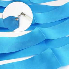 img 3 attached to 🎀 22PCS Dance Silk Ribbon Wands - 6.6ft Ribbon Streamers for Gymnastics, Rhythmic Artistic Twirling, and Dance Performance - Great for Kids, Adults, and Games